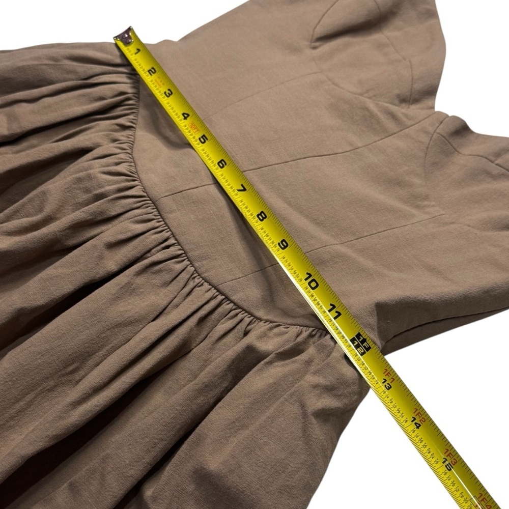 NEW Zara Midi Strappy Dress Empire Waist Old Money Garden Party Size‎ XS - Picture 14 of 15